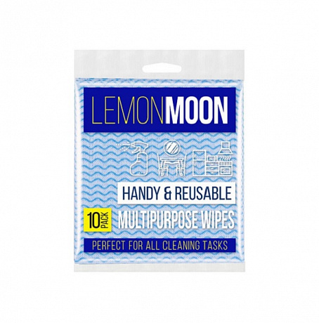 L403 Lemon Moon Салфетка вискозная 340х380 50 г/м2 10шт 1/27 в интернет-магазине Кристалл Юг