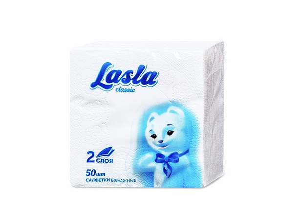 Салфетки Lasla Classic 24*24 2сл 50лис С-015 1/24 в интернет-магазине Кристалл Юг