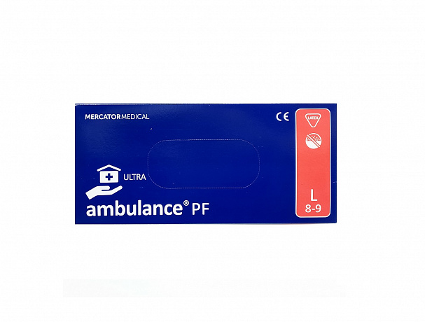 Перчатки ambulance PF повыш. прочности из натур. латекса 16гр 25пар/уп L 1/10 в интернет-магазине Кристалл Юг