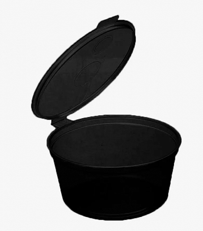 Соусник 50мл с накидной крышкой черный 80/800 в интернет-магазине Кристалл Юг