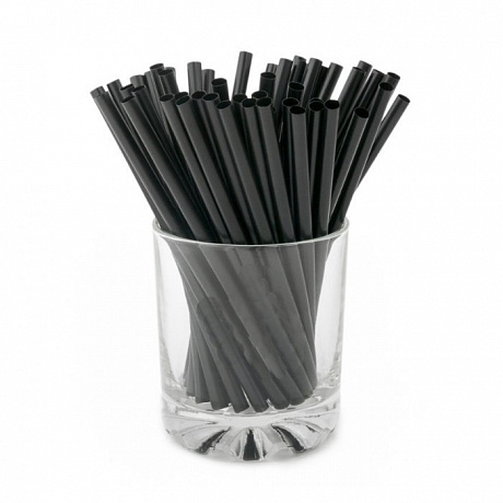 Трубочки для коктейля 5х125 черные MINI 400шт 1/50 в интернет-магазине Кристалл Юг